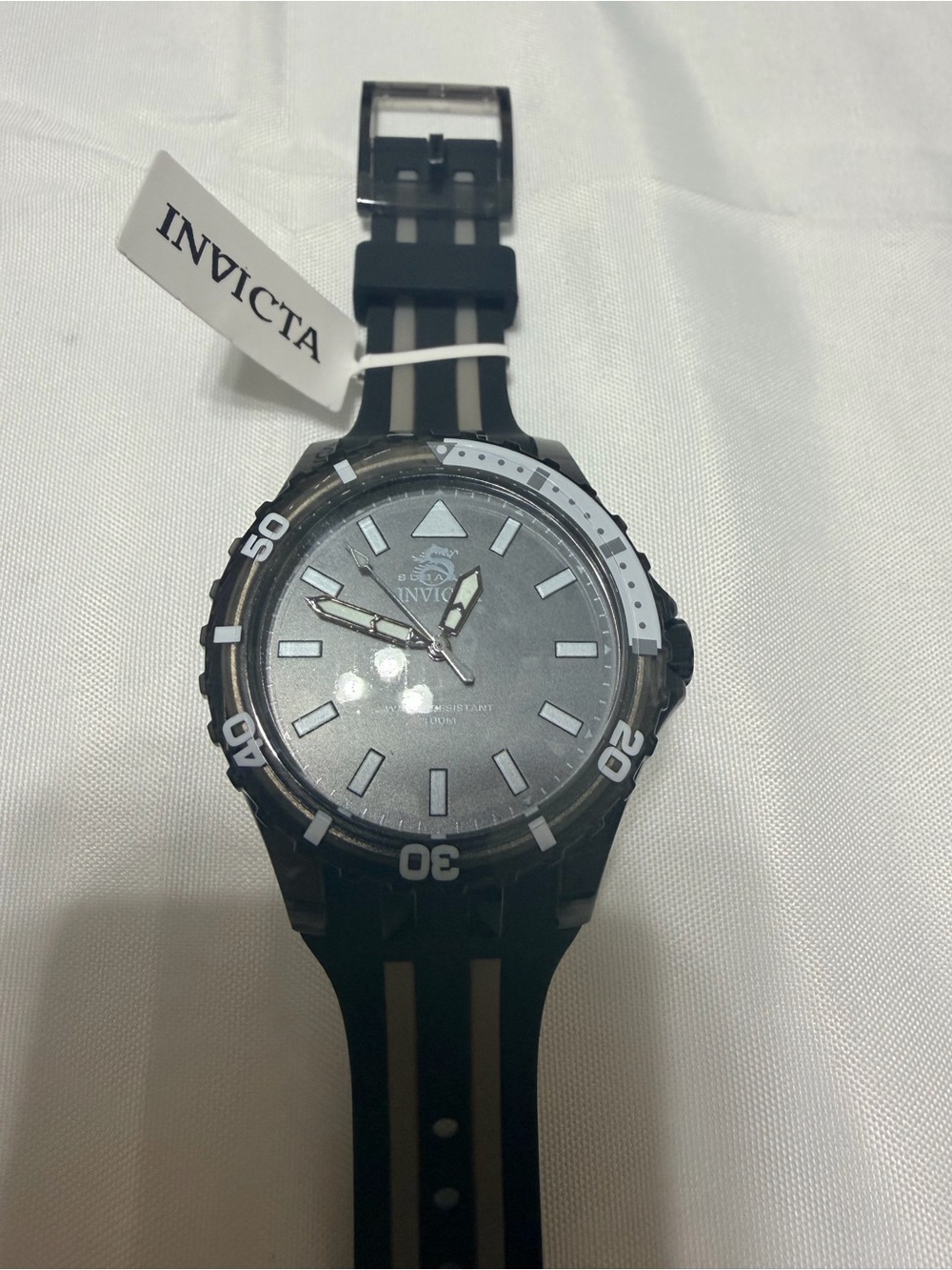 Invicta Subaqua Chromamode Black and White Silicone Sport Watch 44mm - Picture 5 of 9